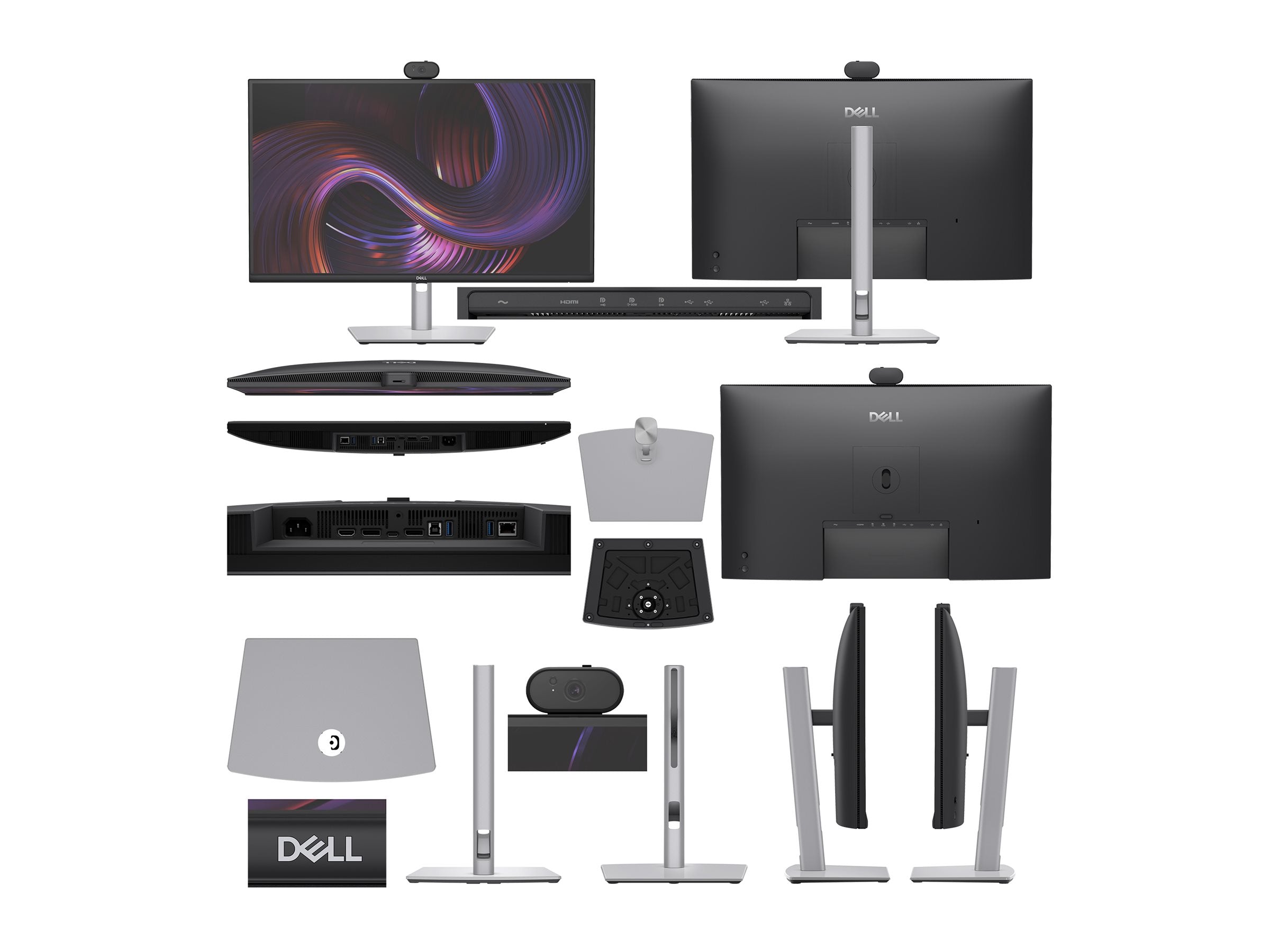 DELL Pro P 27 USB-C Hub Webcam Monitor P2726DEV Vorderansicht