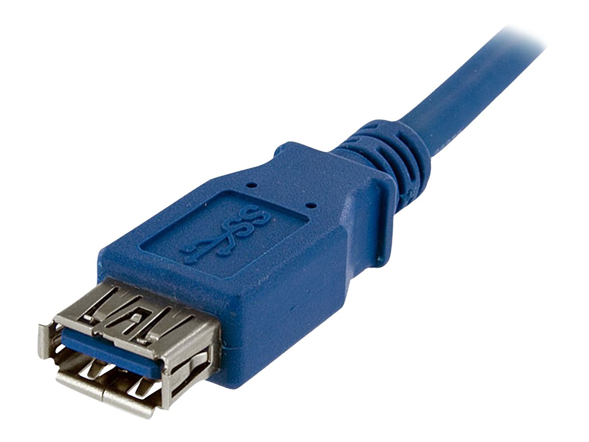 STARTECH.COM 1m Blue SuperSpeed USB 3.0 Extension Cable A to A - M/F Vorderansicht