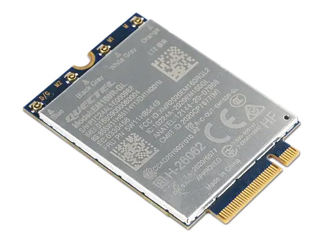 LENOVO ThinkPad Quectel EM160R-GL 4G LTE-A Cat 16 M.2 WWAN Module Vorderansicht