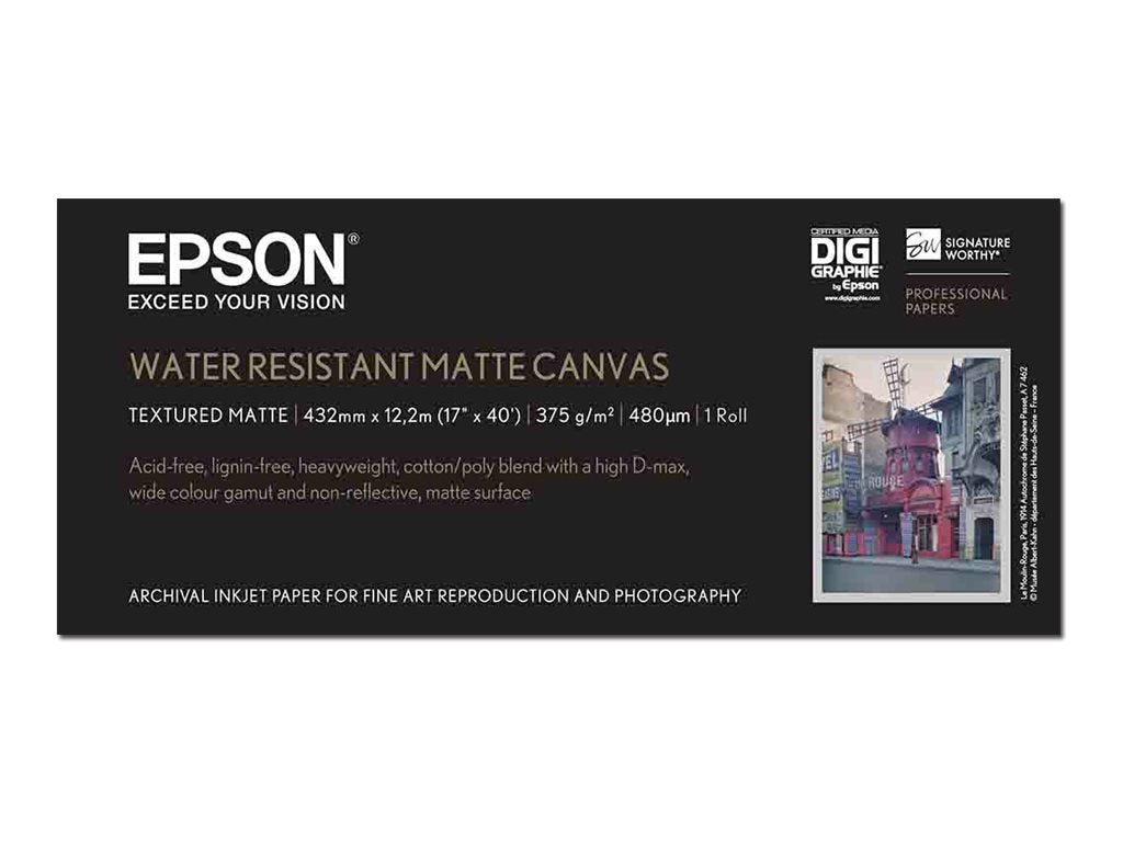 EPSON S042013 Matte water resistant canvas inkjet Vorderansicht