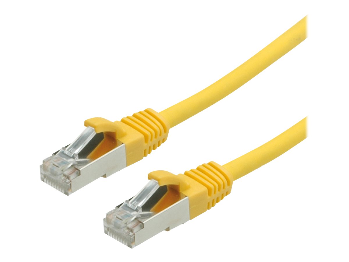 VALUE Patchkabel Kat.6 Class E S/FTP PiMF LSOH gelb 7m - Verpackung