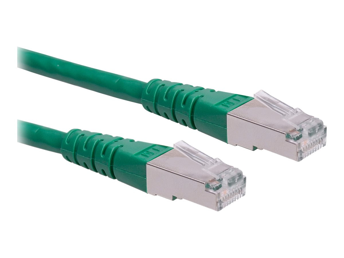 ROLINE Patchkabel Kat.6 Class E S/FTP PiMF grün 1m - Verpackung