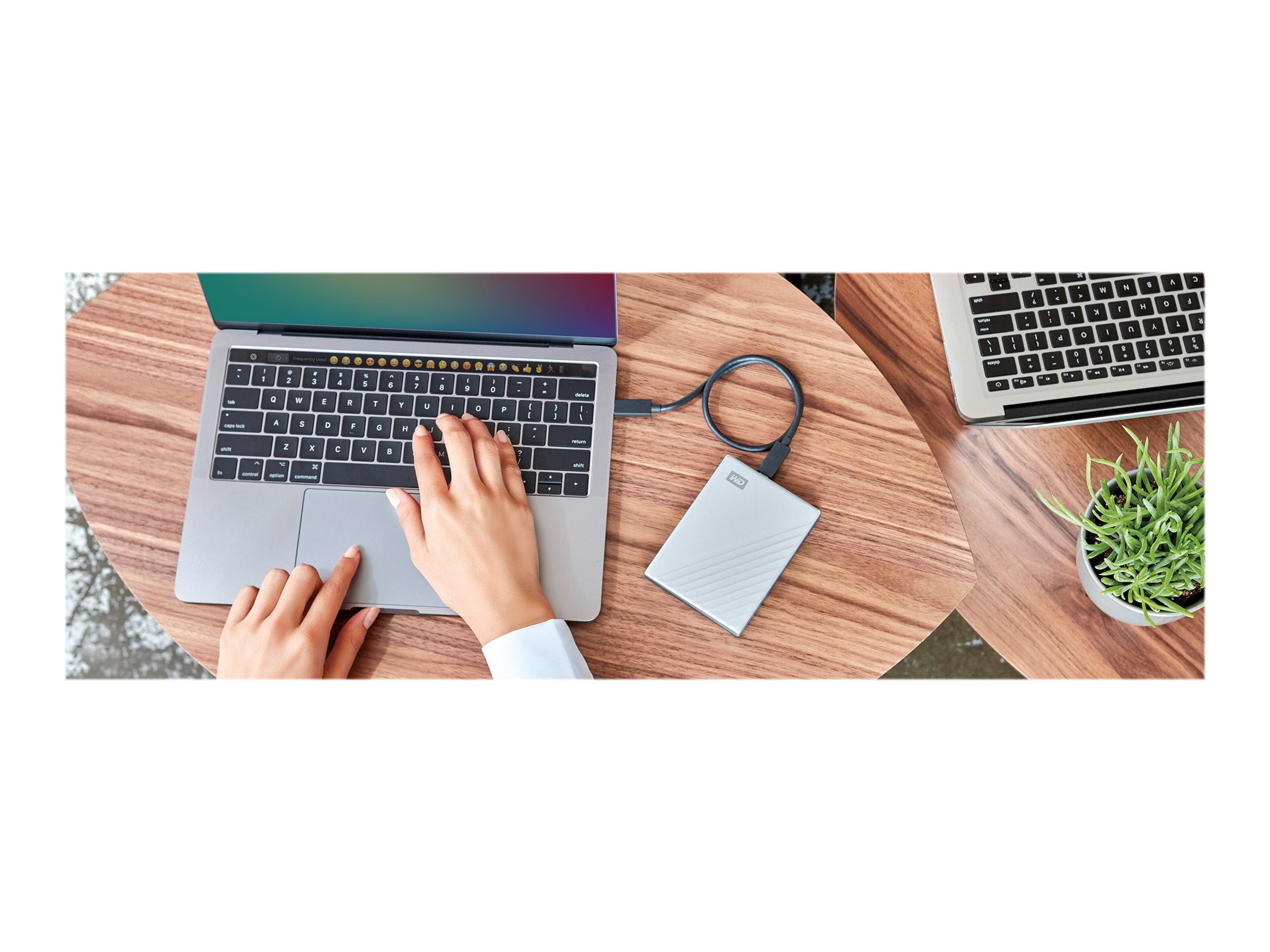 WD My Passport Ultra Mac 5TB Silver USB-C/USB3.0 HDD Vorderansicht