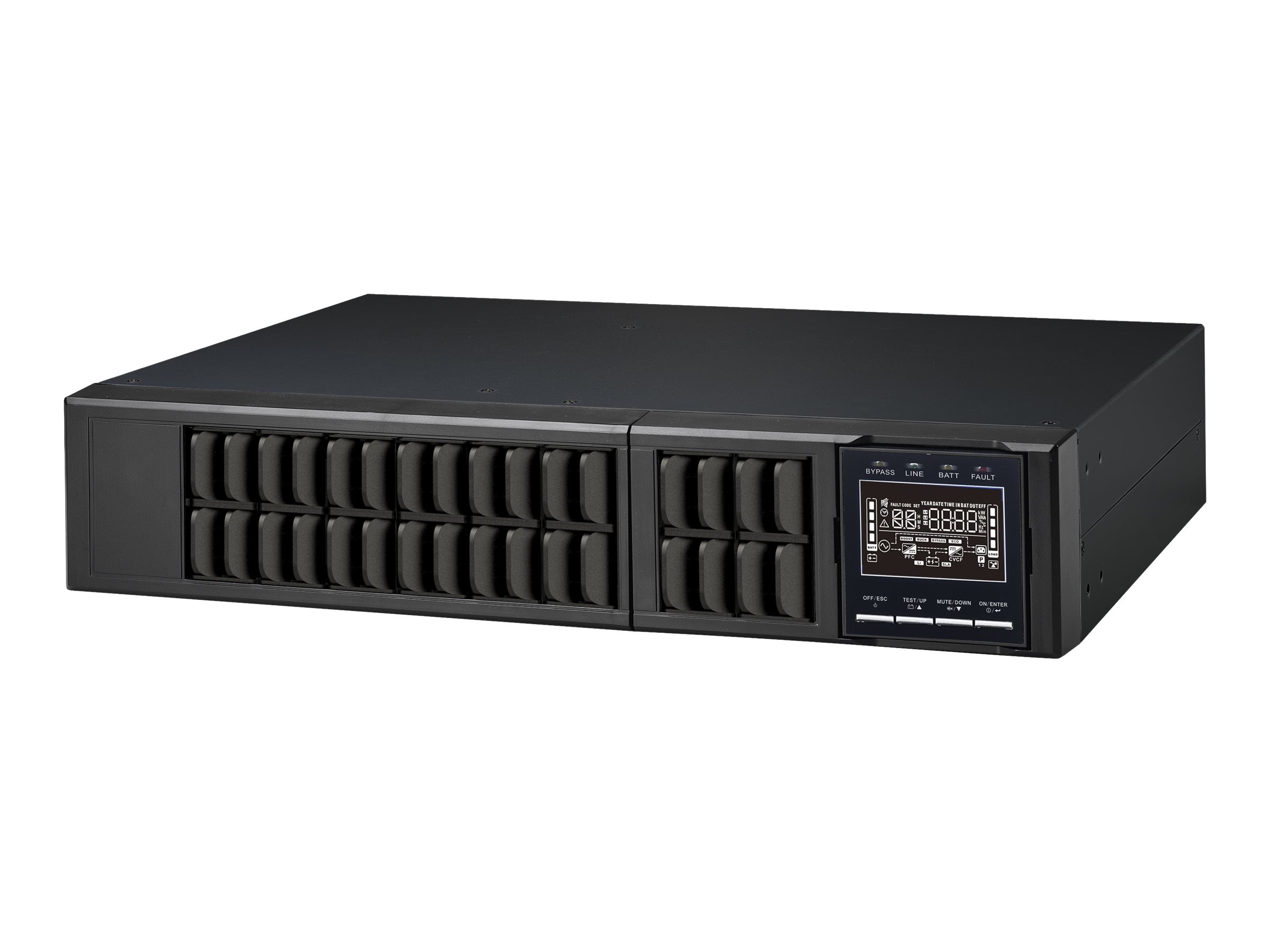 POWERWALKER VFI 10000 RMG UPS rack-mountable / external AC 110-300/140-300/176-300V 10000Watt 10000VA 9Ah RS-232 USB 2U 19