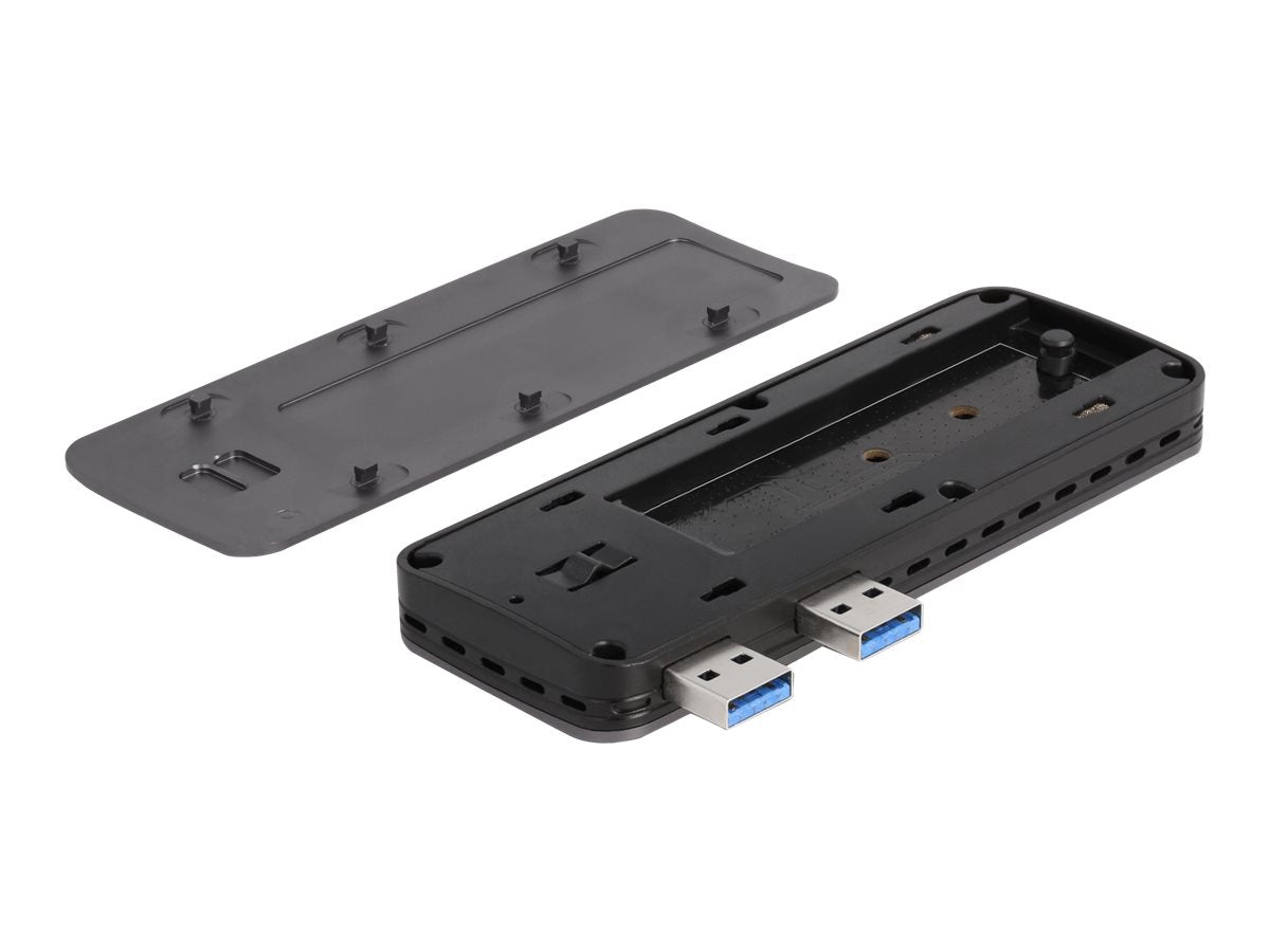 DELOCK USB 3.2 Gen 2 Gehäuse für PlayStation 5 - Vorderansicht