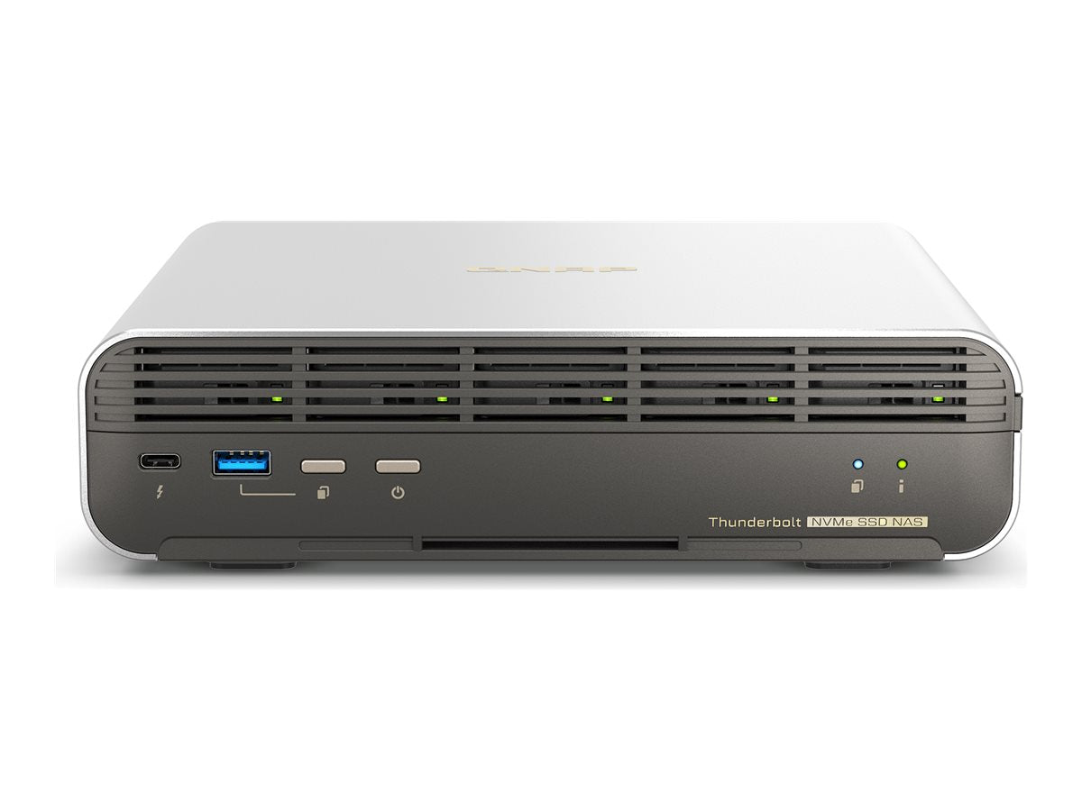 QNAP TBS-h574TX-i3-12G NAS-Server Vorderansicht