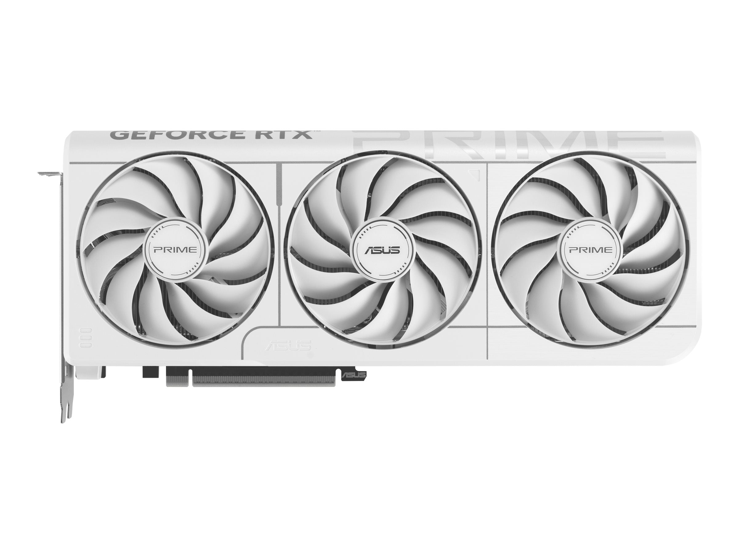 ASUS Prime GeForce RTX 5070 White OC Edition 12GB GDDR7 Grafikkarte Vorderansicht