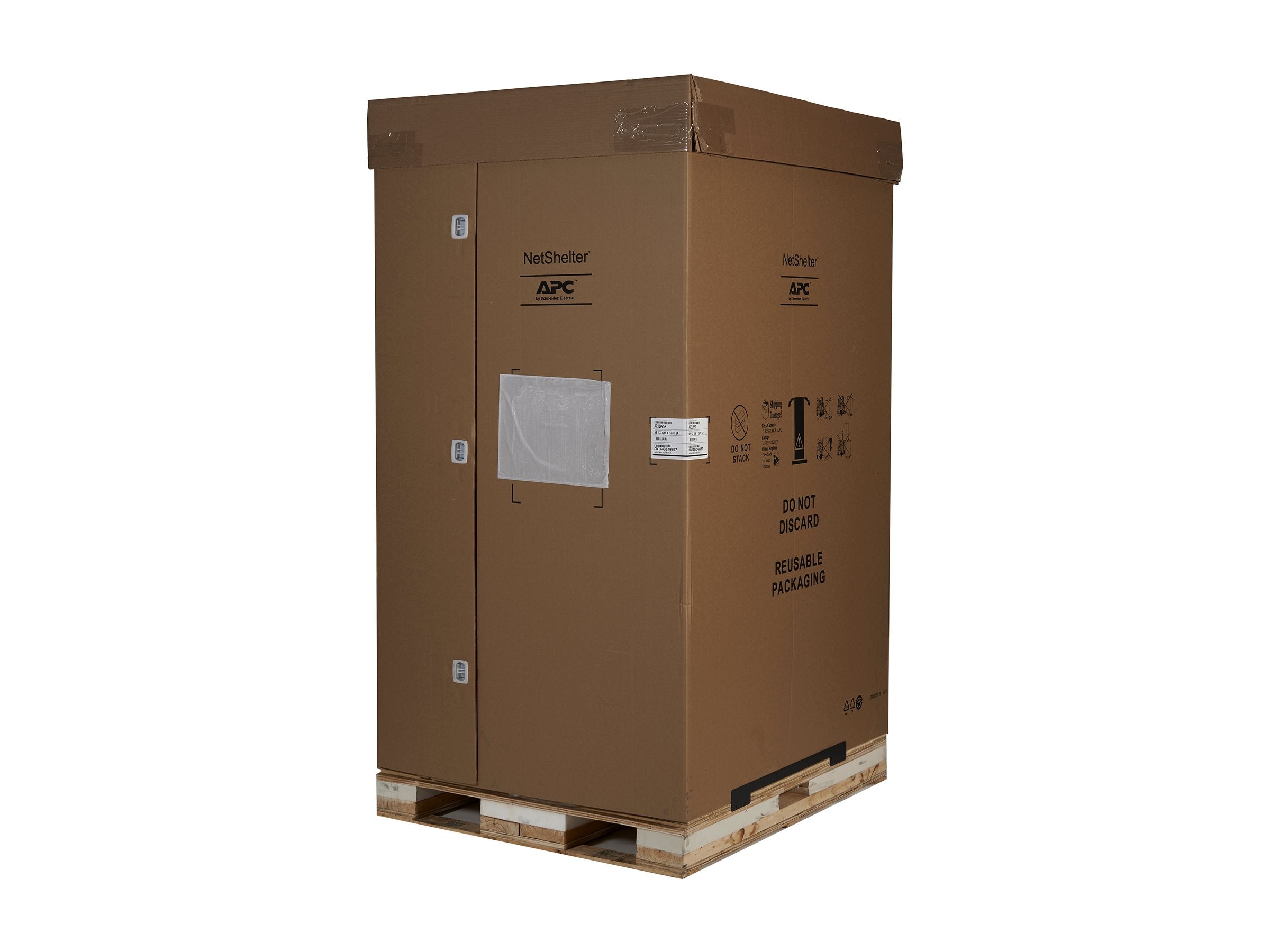 APC NetShelter SX 42U Schrank mit Seiten schwarz - Detailansicht