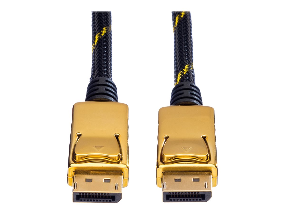 ROLINE GOLD DisplayPort Kabel DP ST - ST 3m Vorderansicht