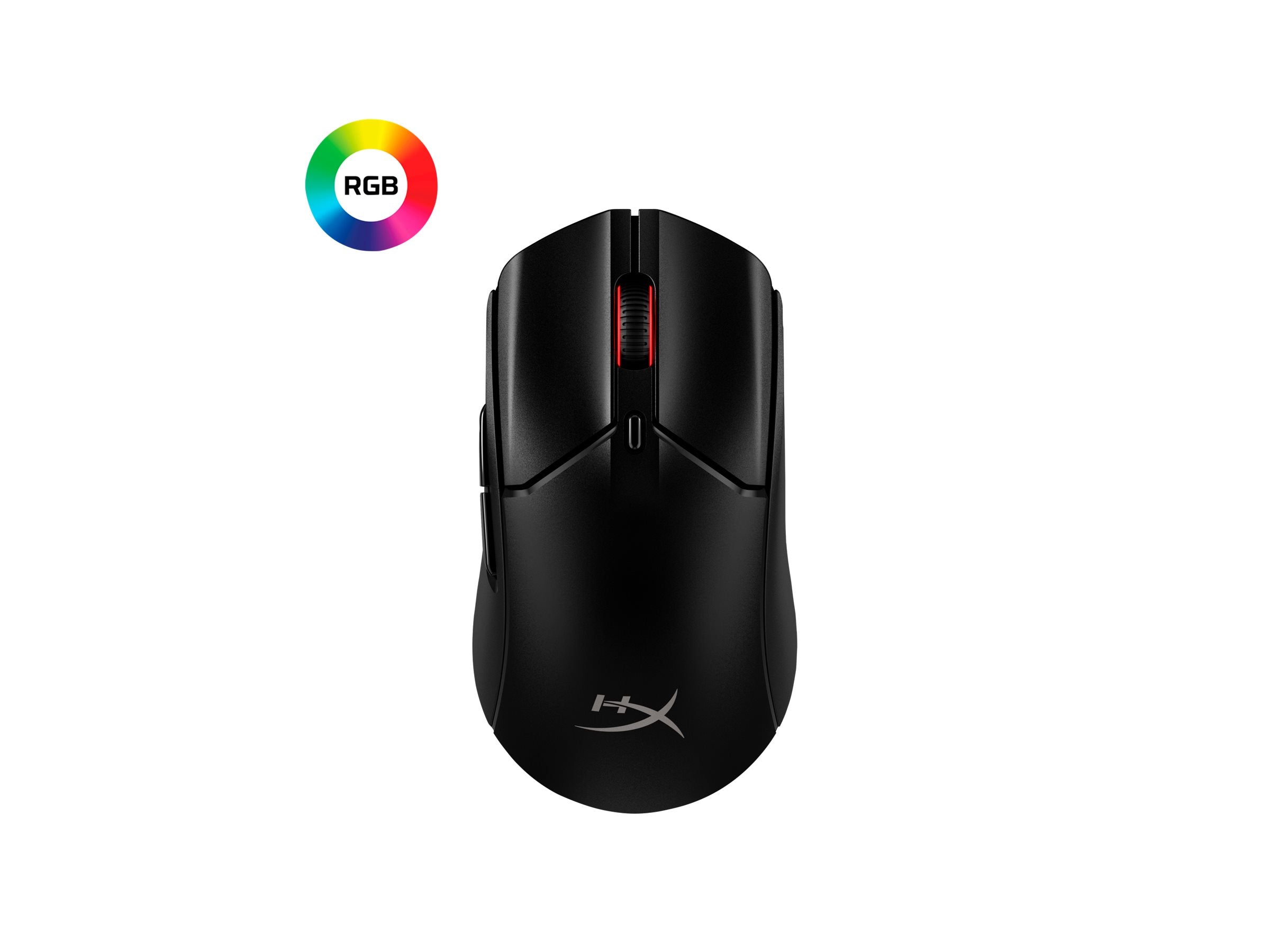HP HyperX Pulsefire Haste 2 Wireless Black Gaming Mouse - Seitenansicht