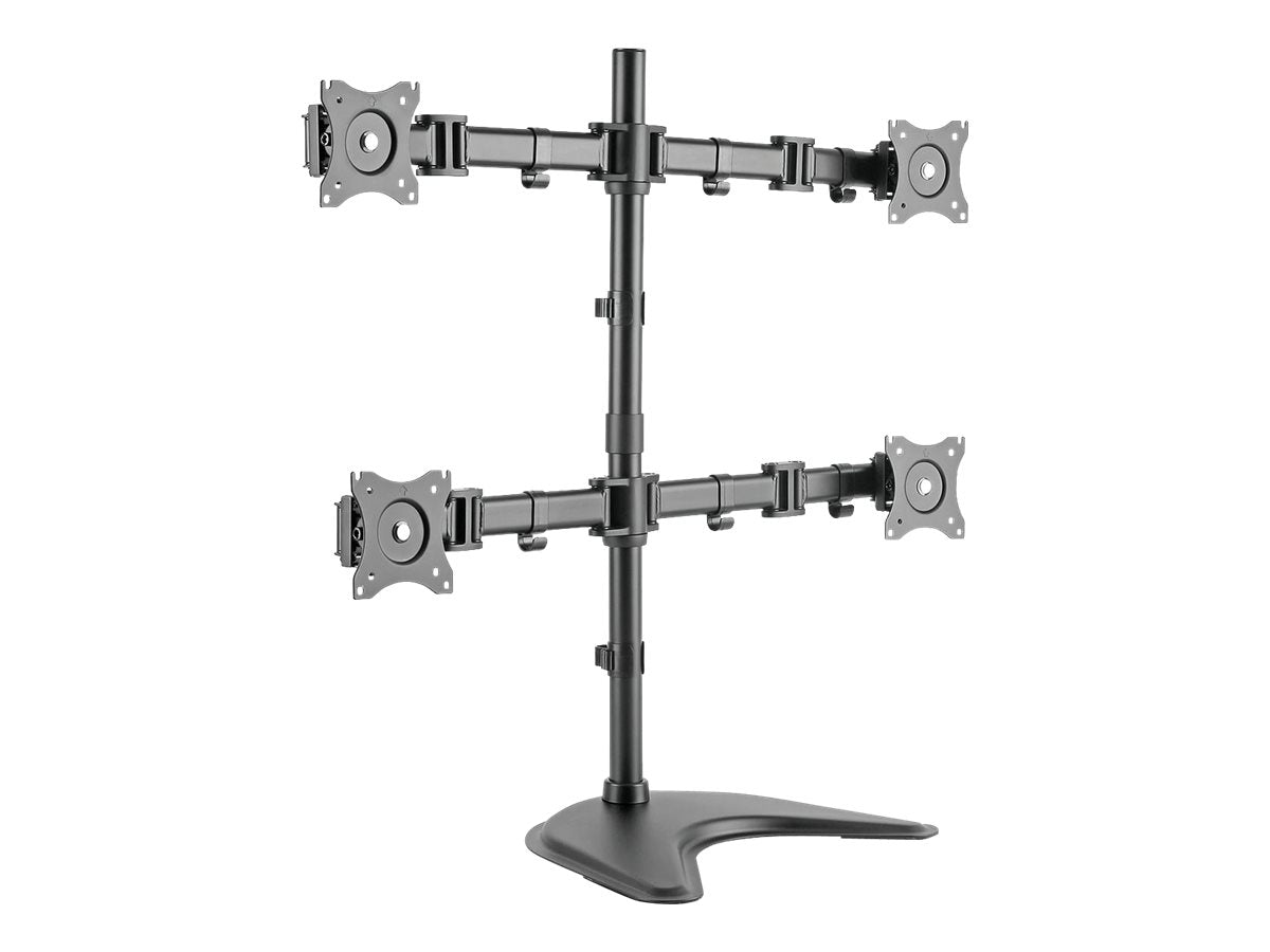 DIGITUS Quad Display Tisch Halterung Vorderansicht