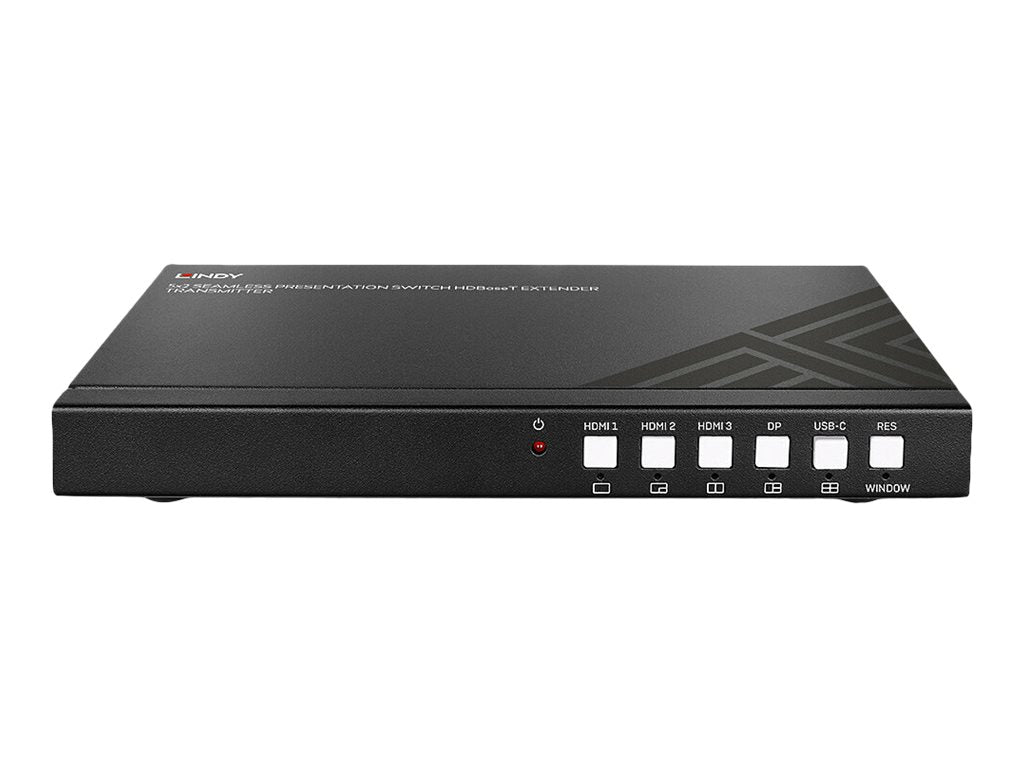 LINDY 5x2 Seamless Presentation Switch HDBaseT Extender Verpackung