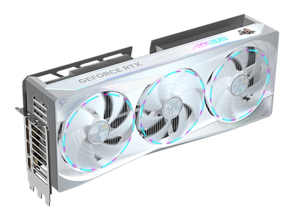 GIGABYTE AORUS GeForce RTX 5080 MASTER ICE 16GB VGA - Vorderansicht
