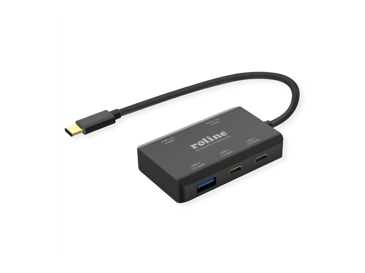 ROLINE USB 3.2 Gen 2 Hub 4fach Vorderansicht