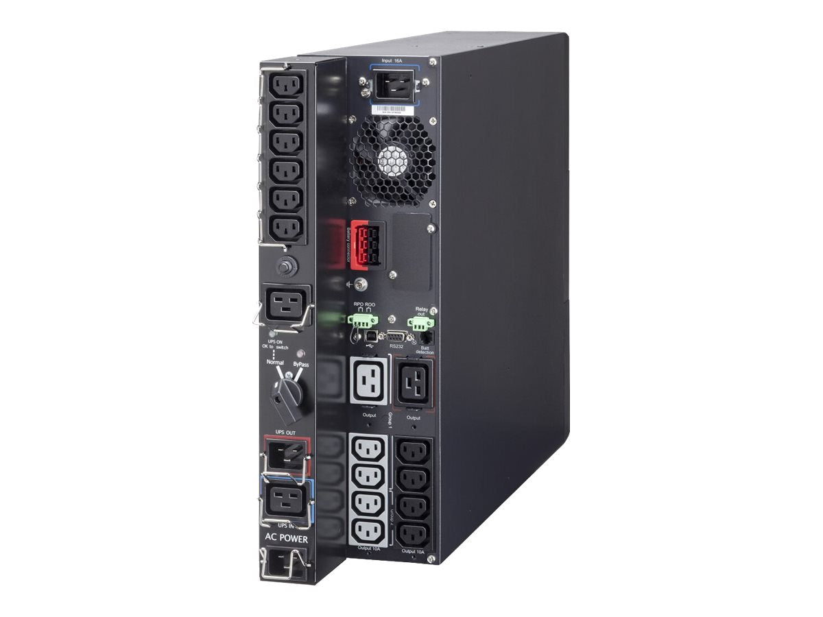 EATON 9PX 3000i RT3U HotSwap UPS Rack AC 200/208/220/230/240V 3000Watt 3000VA 1-phase RS-232 USB output connectors 20 PFC 3U