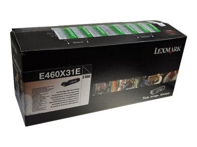 LEXMARK E460X31E Toner schwarz Vorderansicht