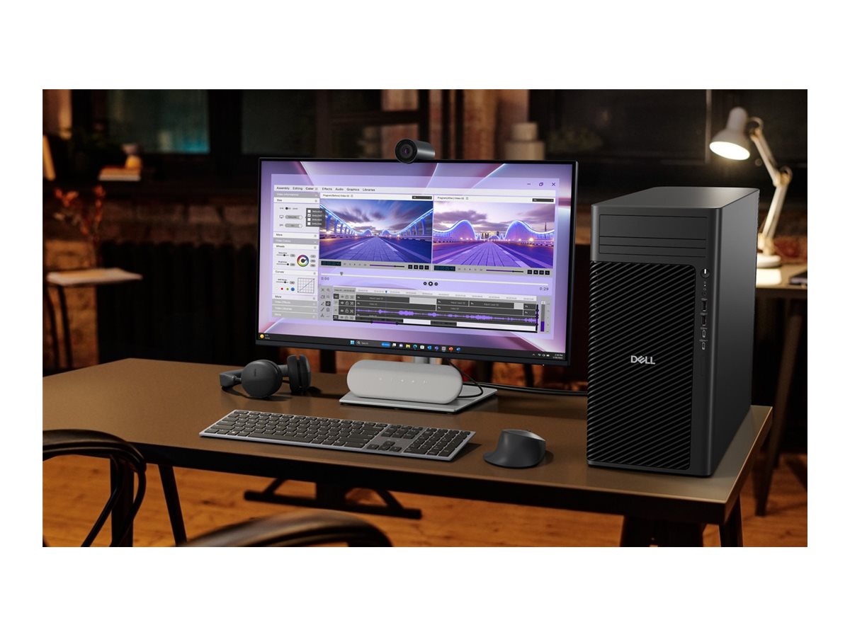 DELL Pro Max Tower T2 FCT2250 Intel Core Ultra 7 265K 32GB 1TB SSD Integrated vPro Kb Mouse 1500W TPM W11P 3Y Basic Onsite