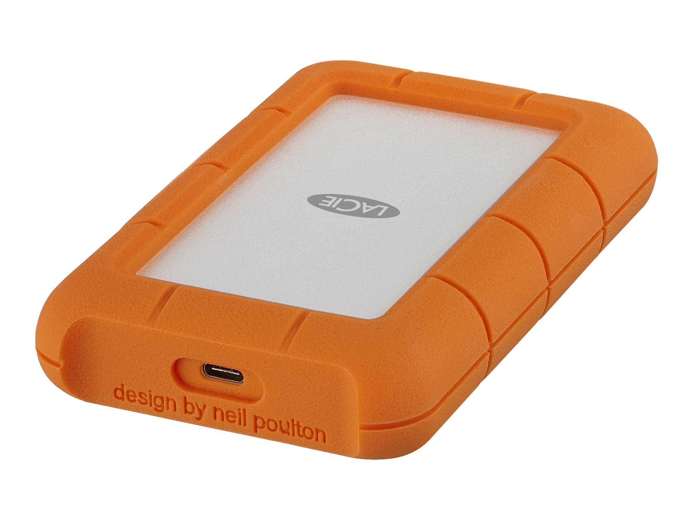LACIE RUGGED 1TB USB-C Festplatte Detailansicht