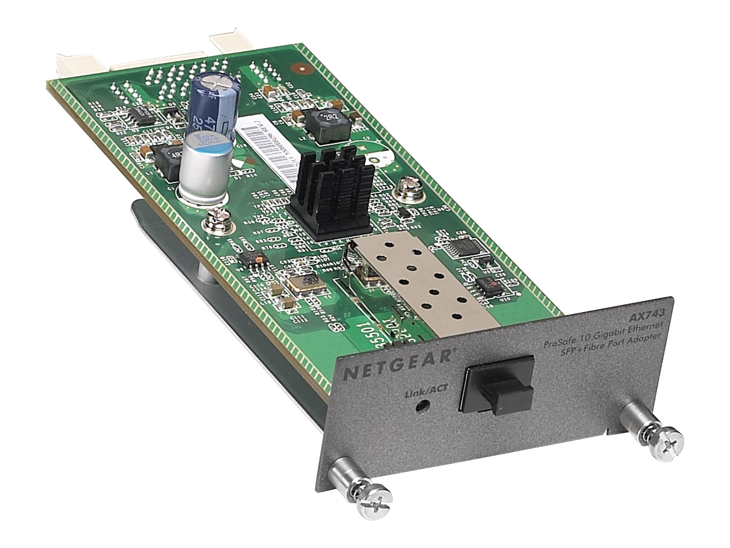 NETGEAR 10 Gigabit Ethernet SFP+ ADAPTER I/O Modul - Vorderansicht