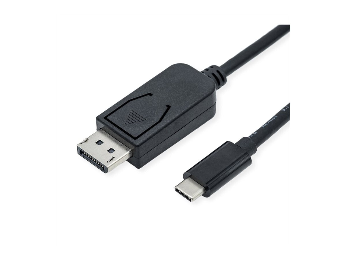 ROLINE USB Typ C - DisplayPort Adapterkabel v1.4 ST/ST 3m - Detailansicht
