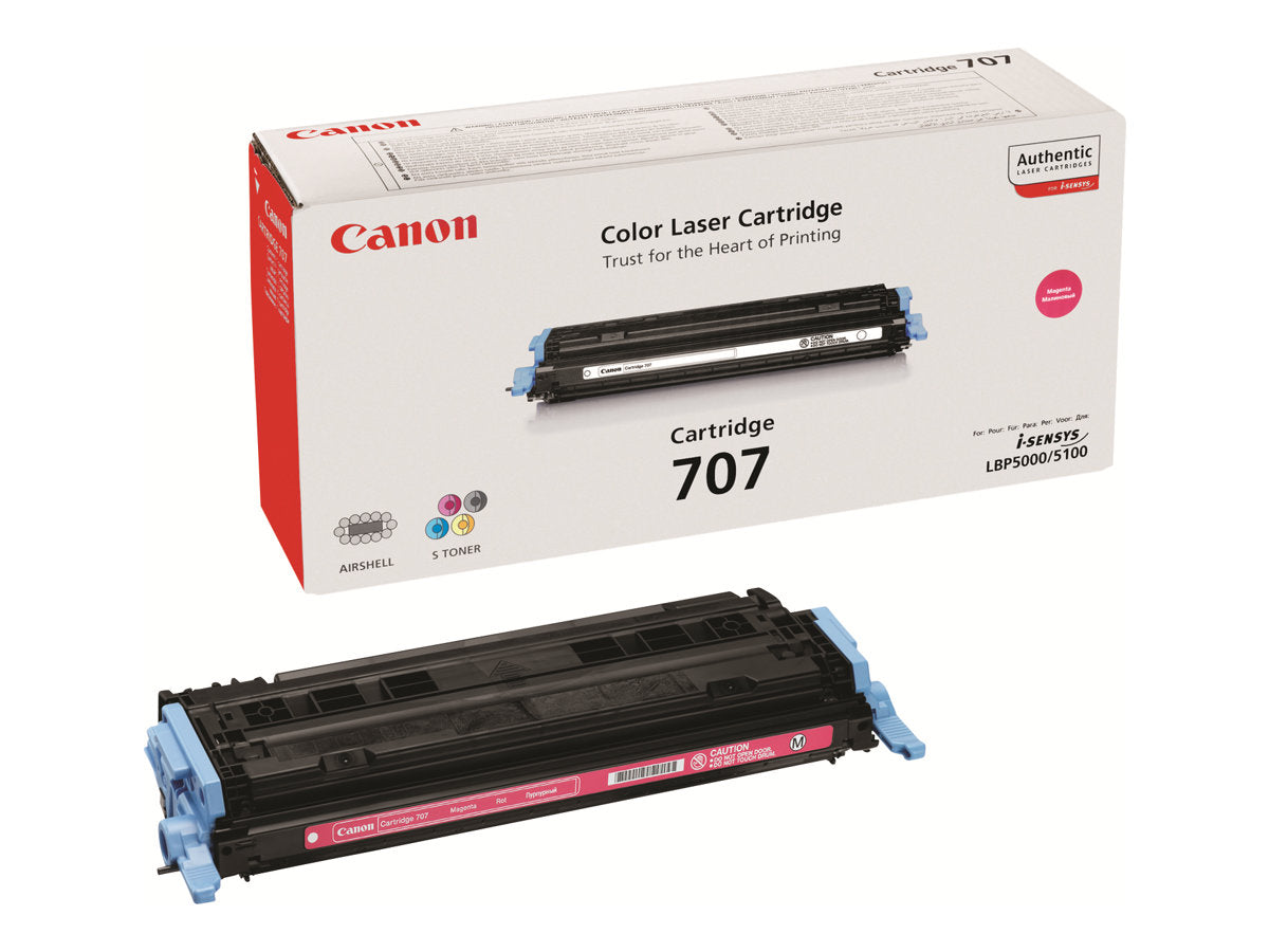 CANON 707 Toner magenta Standardkapazität Vorderansicht