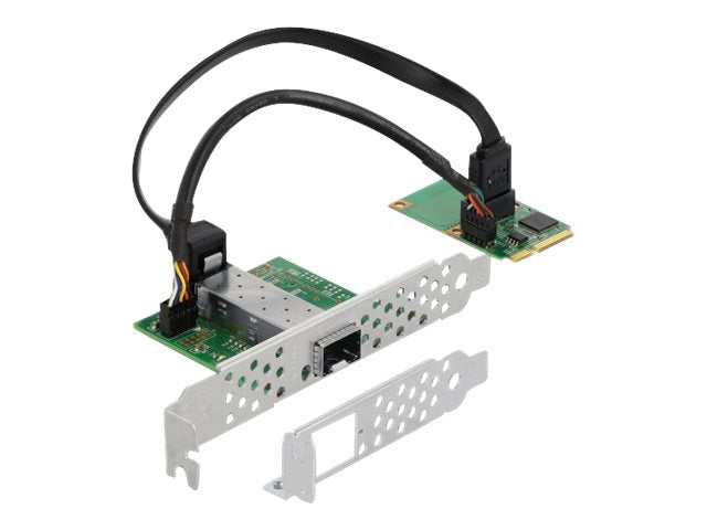 DELOCK Mini PCIe I/O PCIe full size 1 x SFP Gigabit LAN Vorderansicht