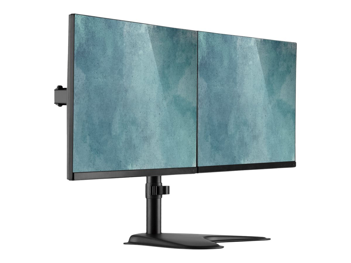 DIGITUS Dual Monitor-Halter mit Standfuss - Seitenansicht