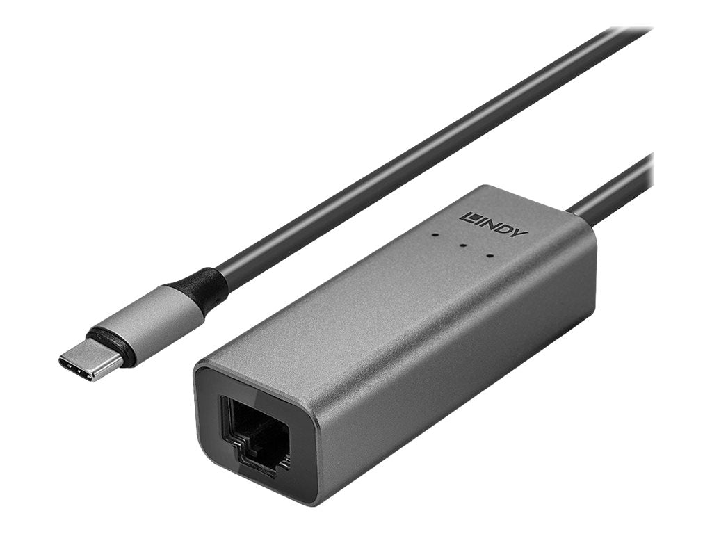 LINDY USB 3.1 Typ C auf 2.5G Ethernet Ko Anschlussansicht