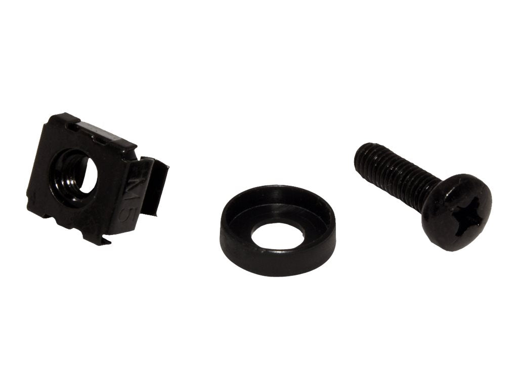 ROLINE Montagematerial für 48,26cm-Komponenten M5 100-fach schwarz - Vorderansicht