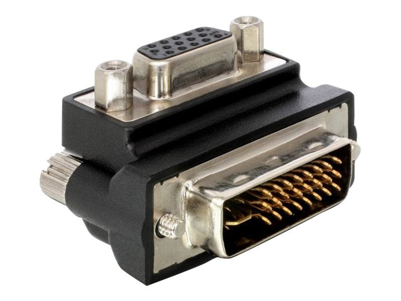DELOCK Adapter VGA-Bu > DVI29pin-St gewinkelt - Vorderansicht