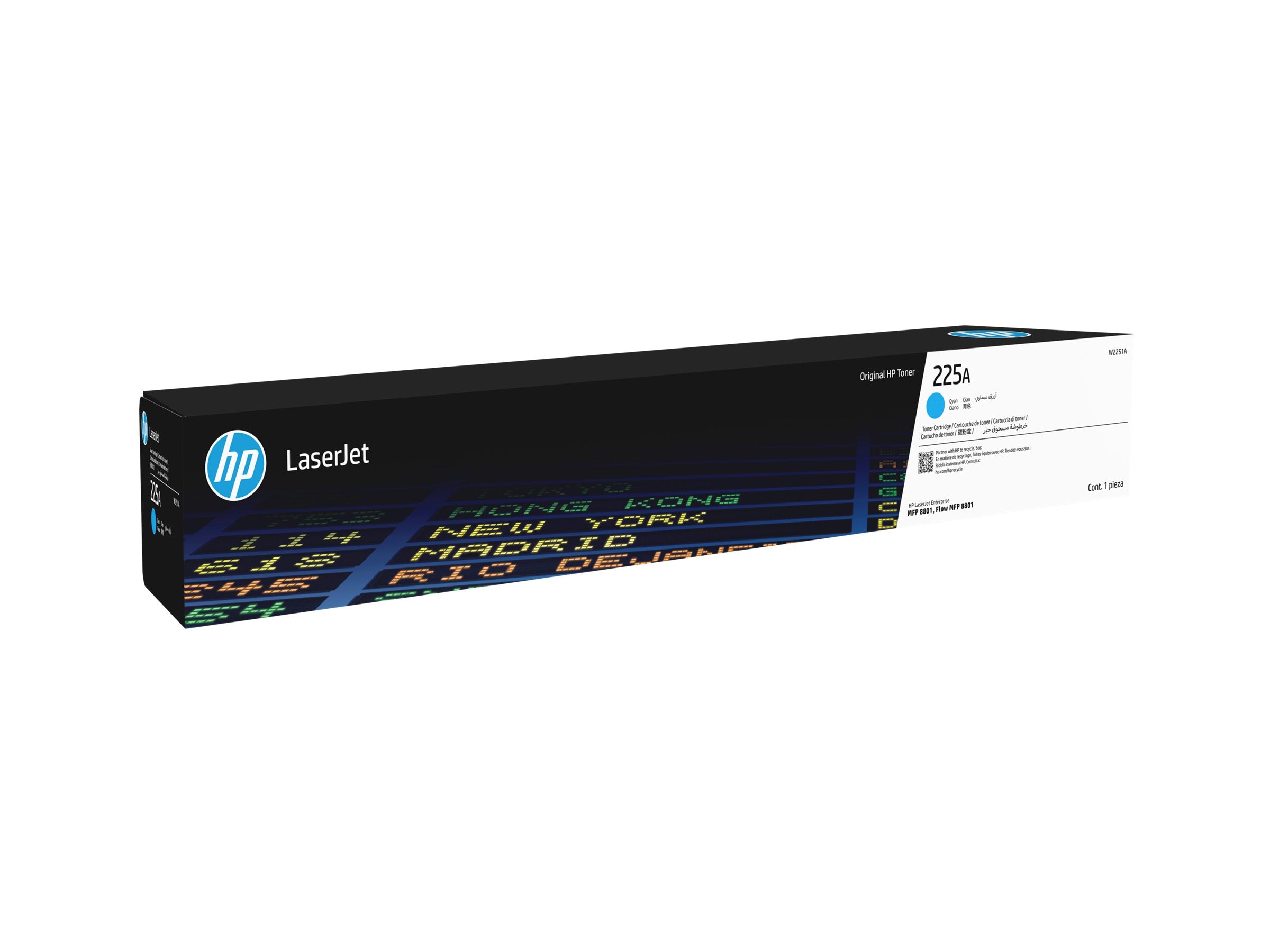 HP LaserJet Cyan Toner Cartridge 40K Vorderansicht