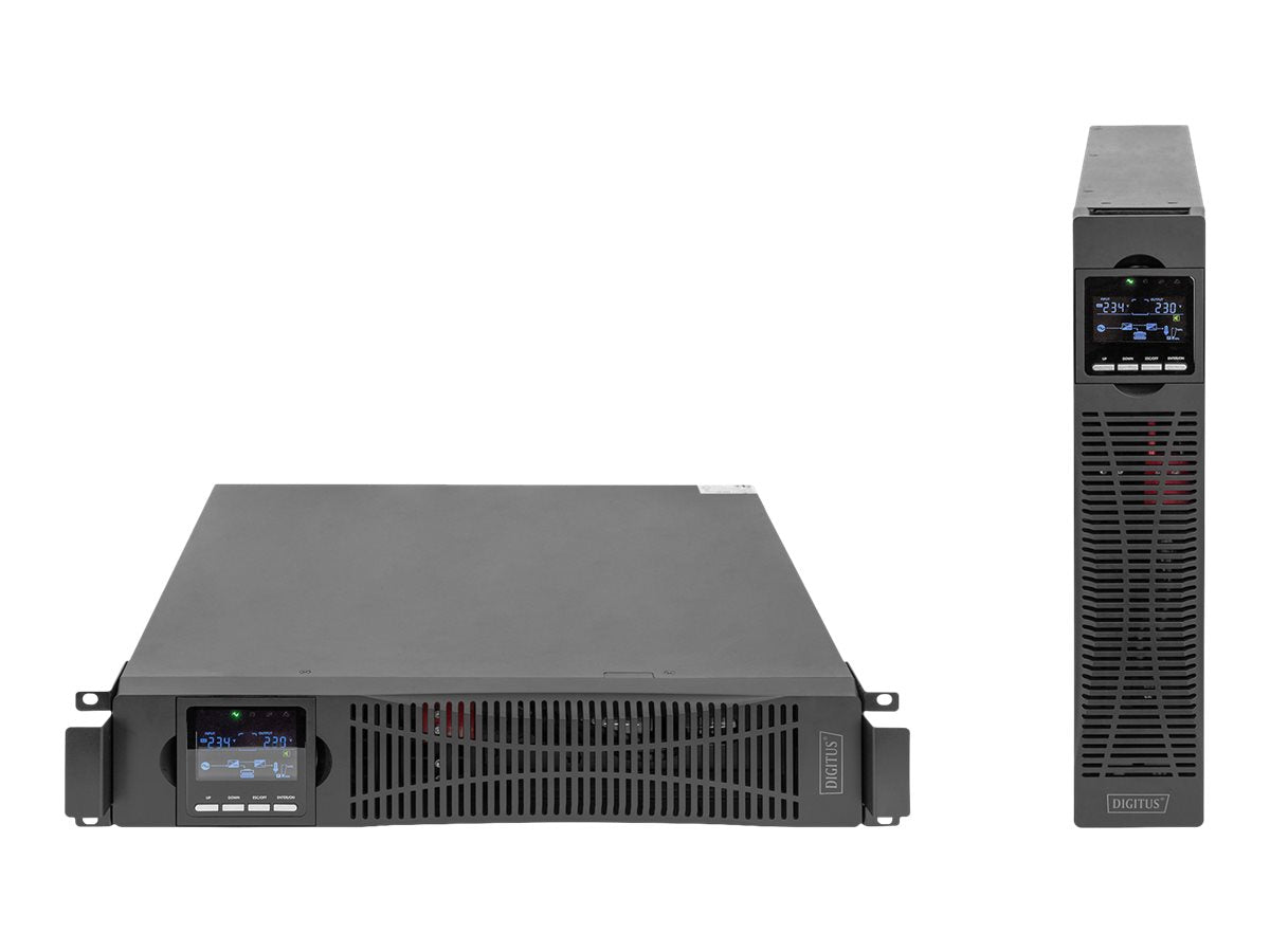DIGITUS OnLine UPS Module 2000VA/2000W 12V/9Ah x4 battery - Vorderansicht
