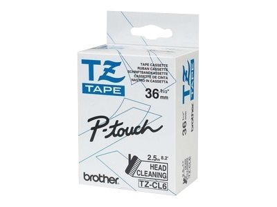 BROTHER P-Touch TZE-CL6 Reinigungsband in Anwendung