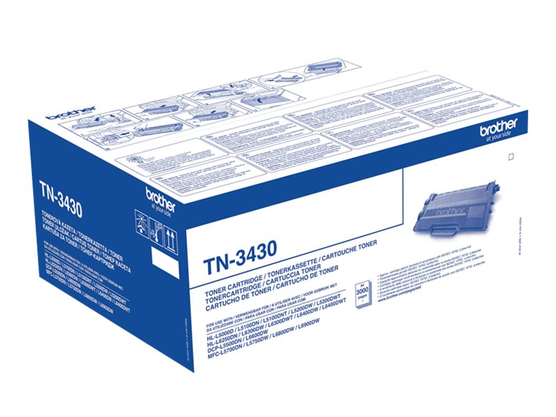 BROTHER TN3430 Tonerkartusche Schwarz - Detailansicht