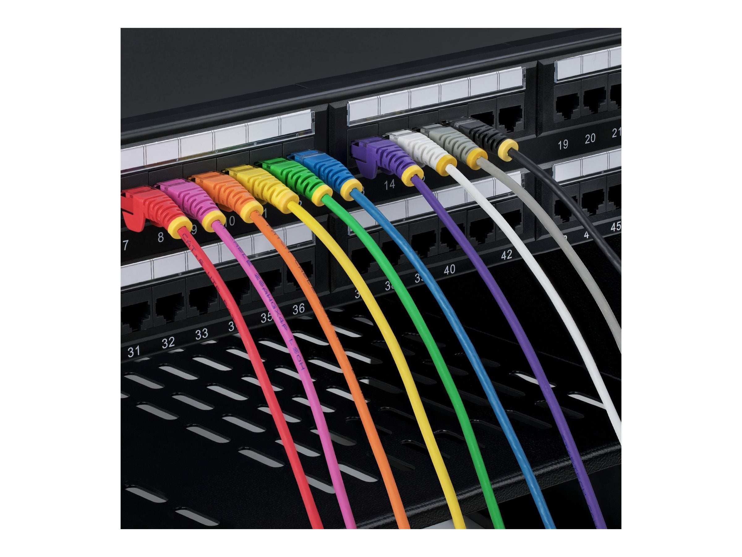 STARTECH.COM 25cm Pink Slim CAT6-Netzwerkkabel 100W PoE Snagless RJ45 LSZH 28AWG Reines Kupfer Patchkabel-Ethernet Kabel