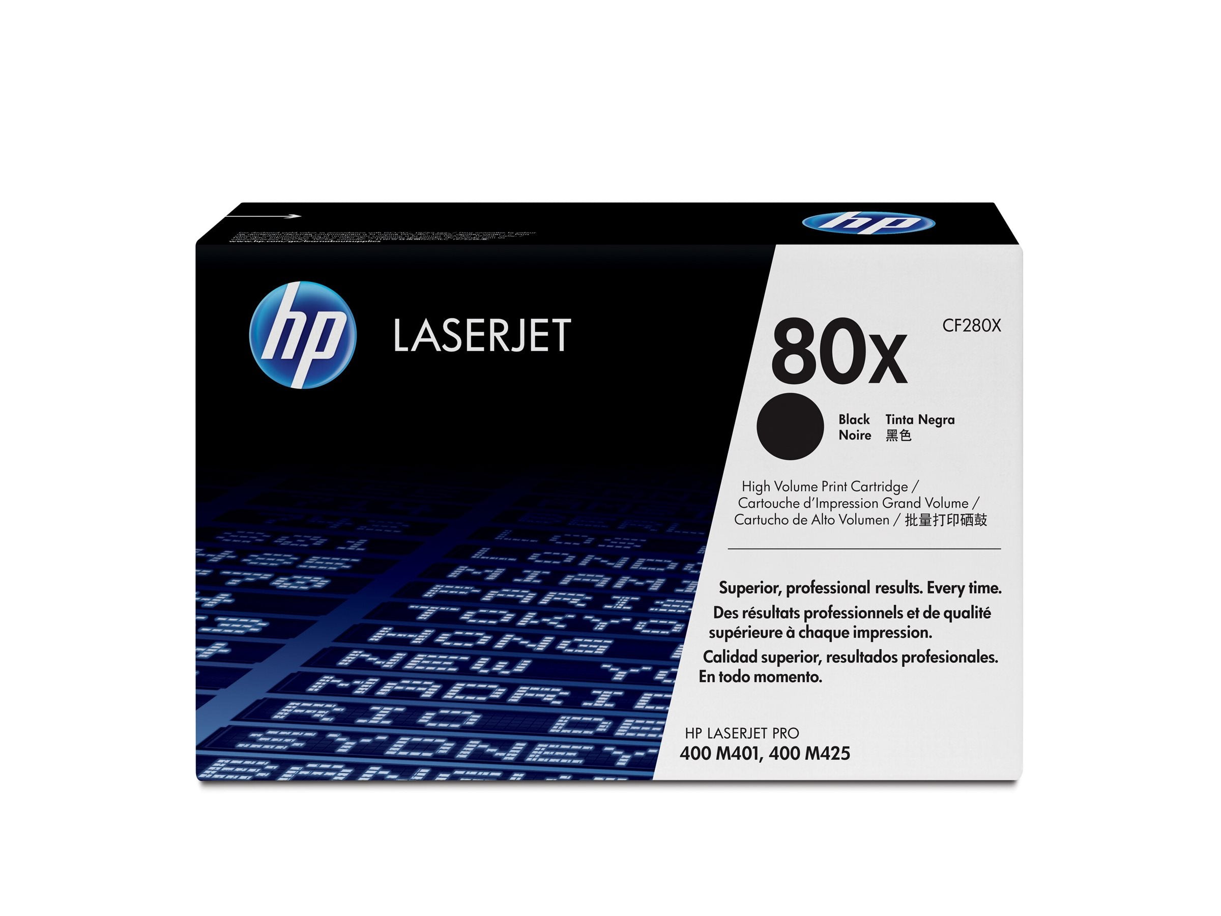 HP 80X Toner cartridge Verpackung