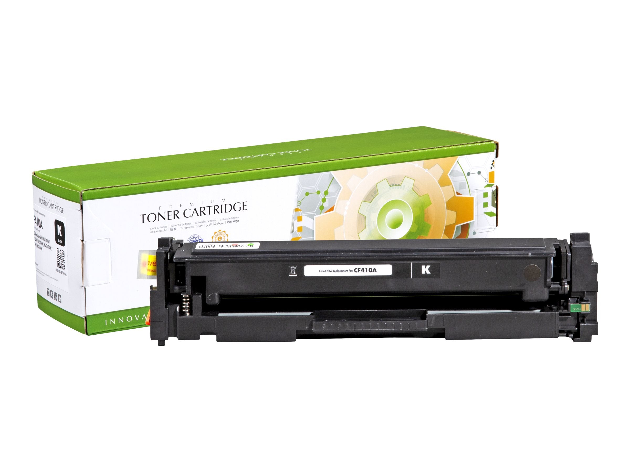 STATIC Tonerpatrone HP CF410A schwarz - Vorderansicht