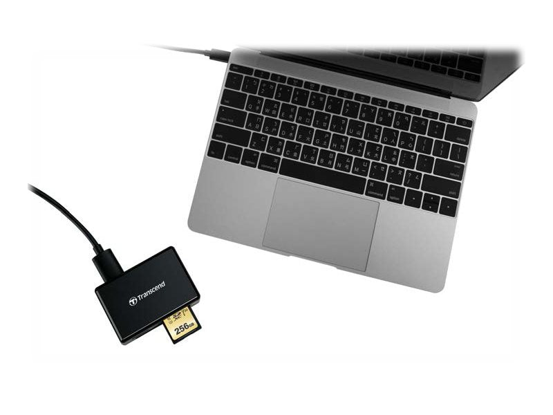 TRANSCEND All-in-1 Multi Memory Card Reader USB 3.1 Gen 1 Type C - Verpackung