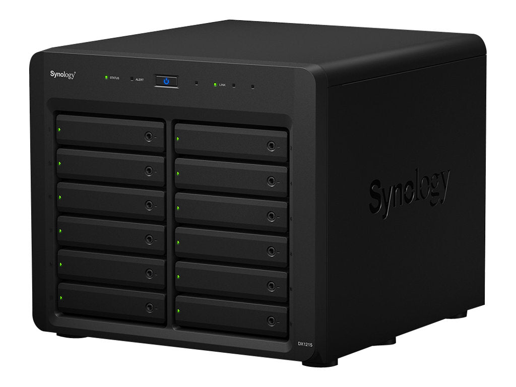 SYNOLOGY SATA 15 tower DS3615xs DX1215 Seitenansicht