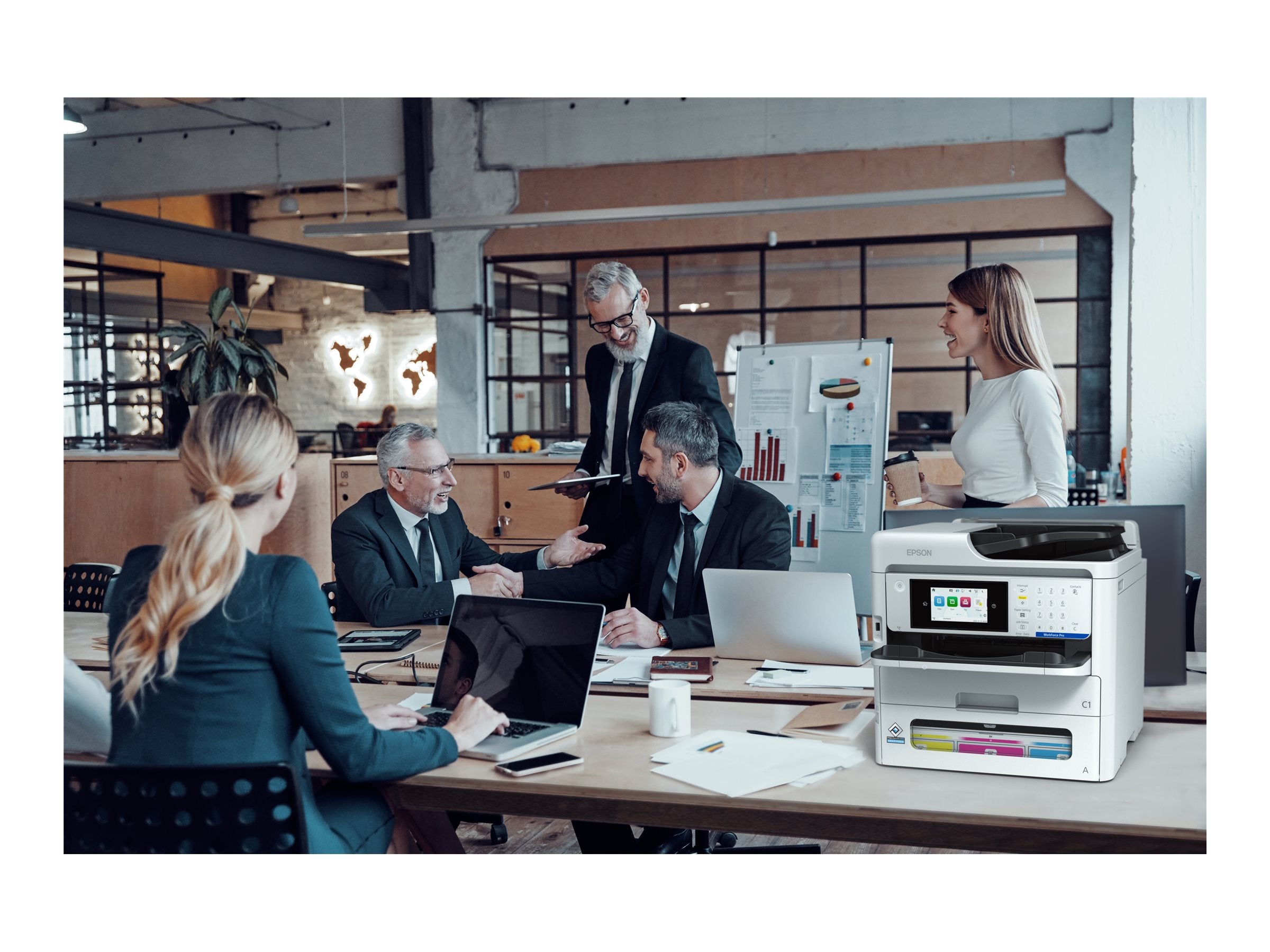 EPSON WorkForce Pro EM-C800RDWF Seitenansicht