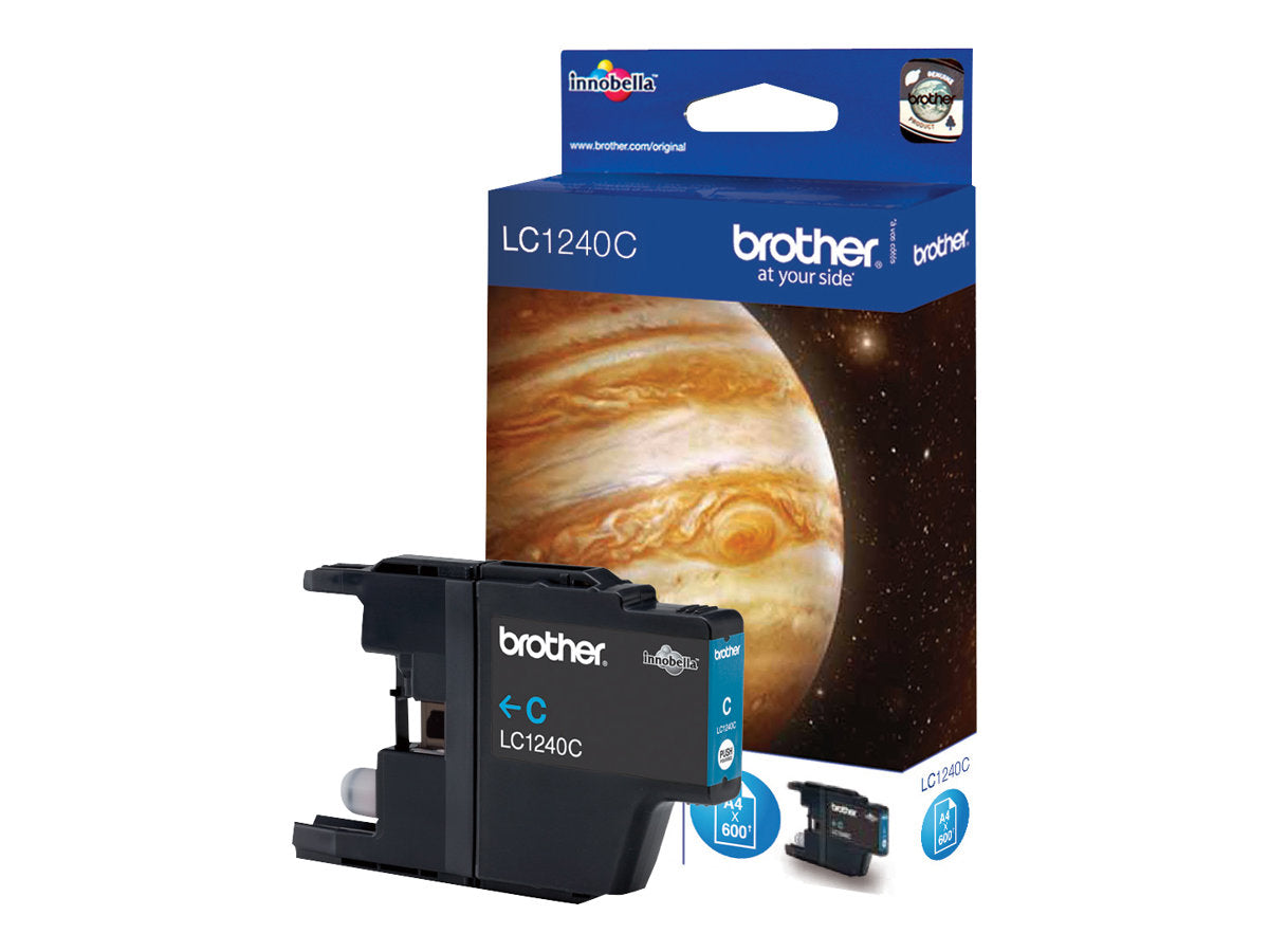 BROTHER LC-1240 Tinte cyan hohe Kapazität Vorderansicht