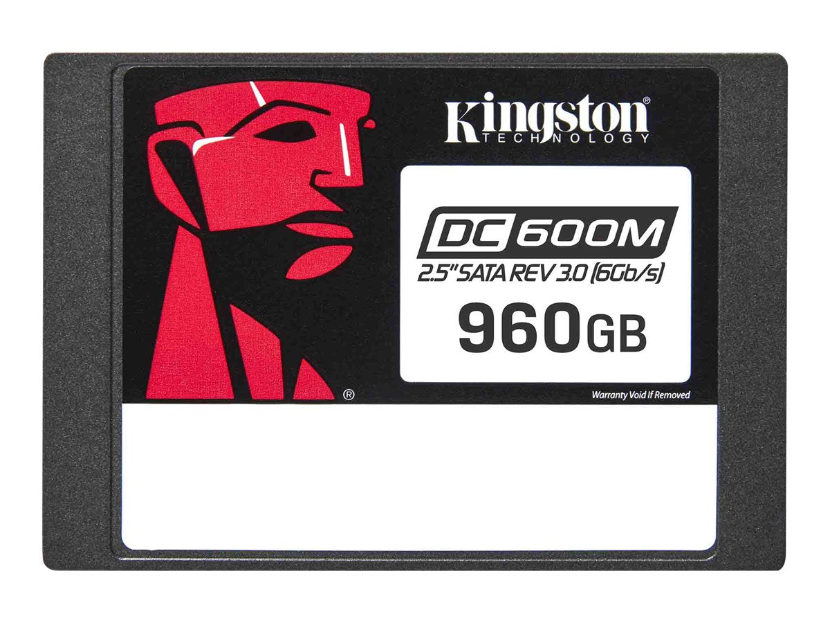 KINGSTON 960GB DC600ME Mixed-Use TCG Opal 6,35cm 2,5Zoll Enterprise SATA SSD - Vorderansicht