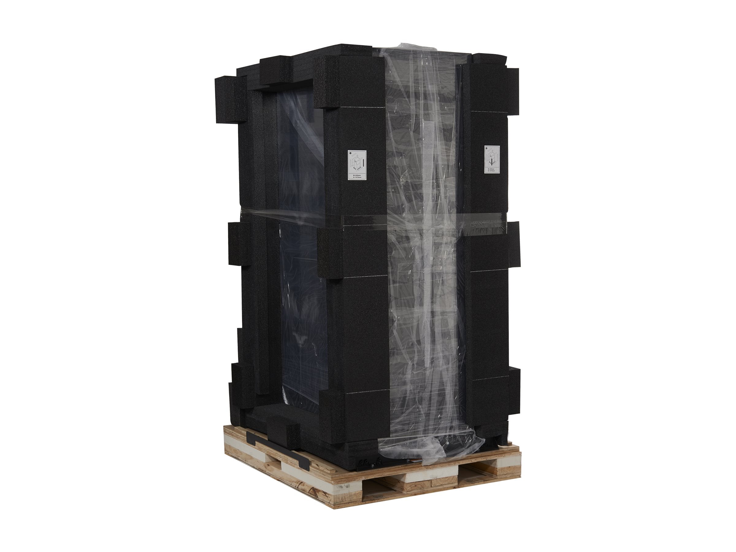 APC NetShelter SX 42U Schrank mit Seiten schwarz - Vorderansicht