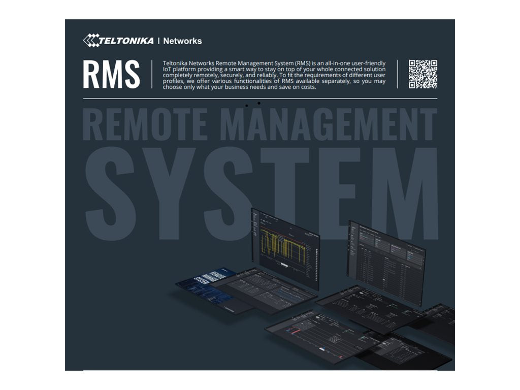 TELTONIKA NETWORKS RMS Management Pack 10 Jahre pro Gerät - Vorderansicht