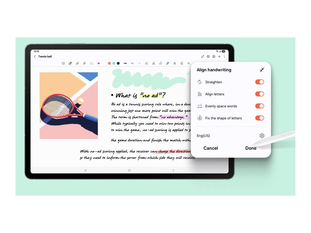SAMSUNG Galaxy Tab S10 FE+ Rückansicht