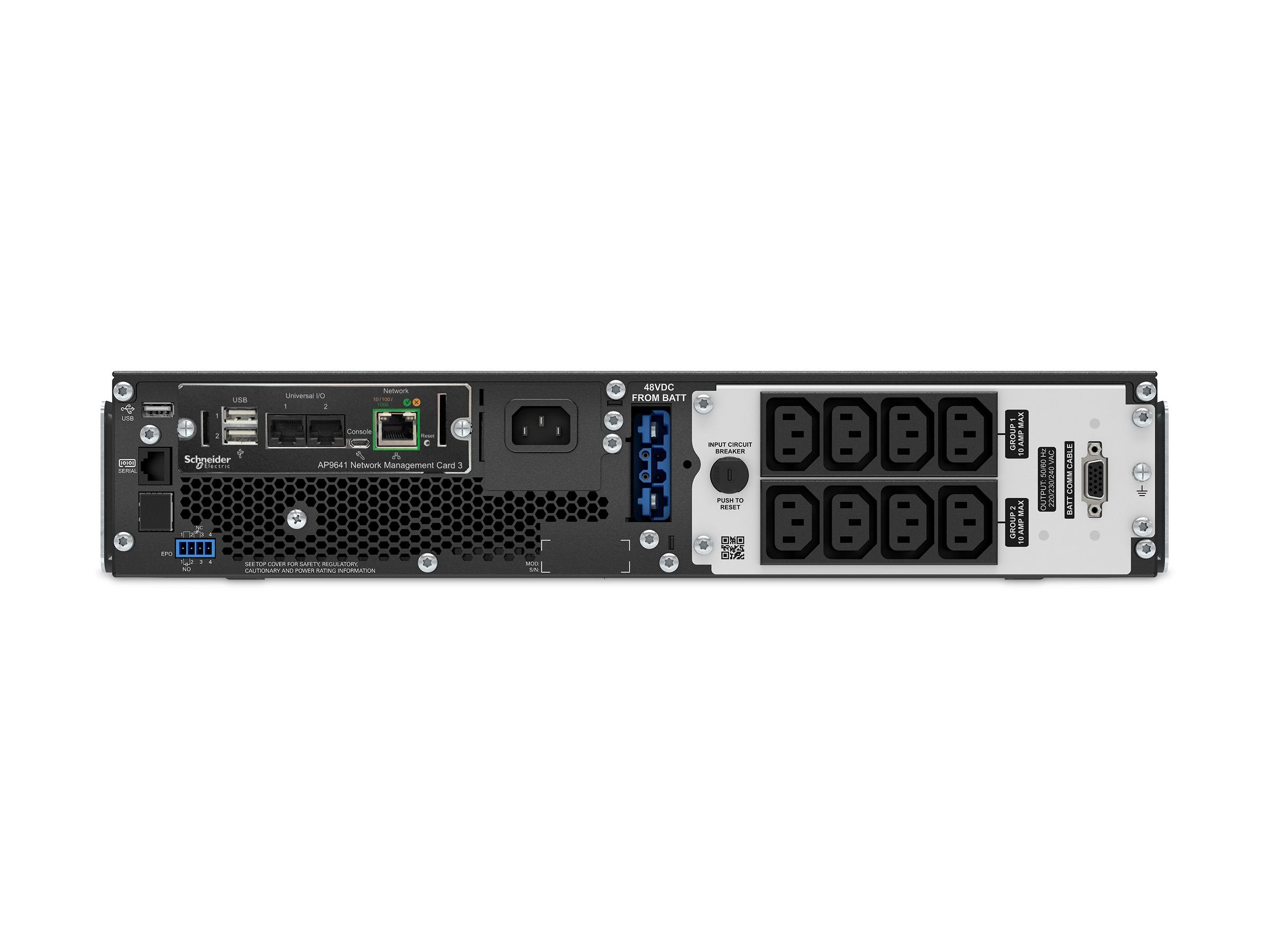 APC Smart-UPS SRT LI NC 1500VA w/o Battery - Vorderansicht