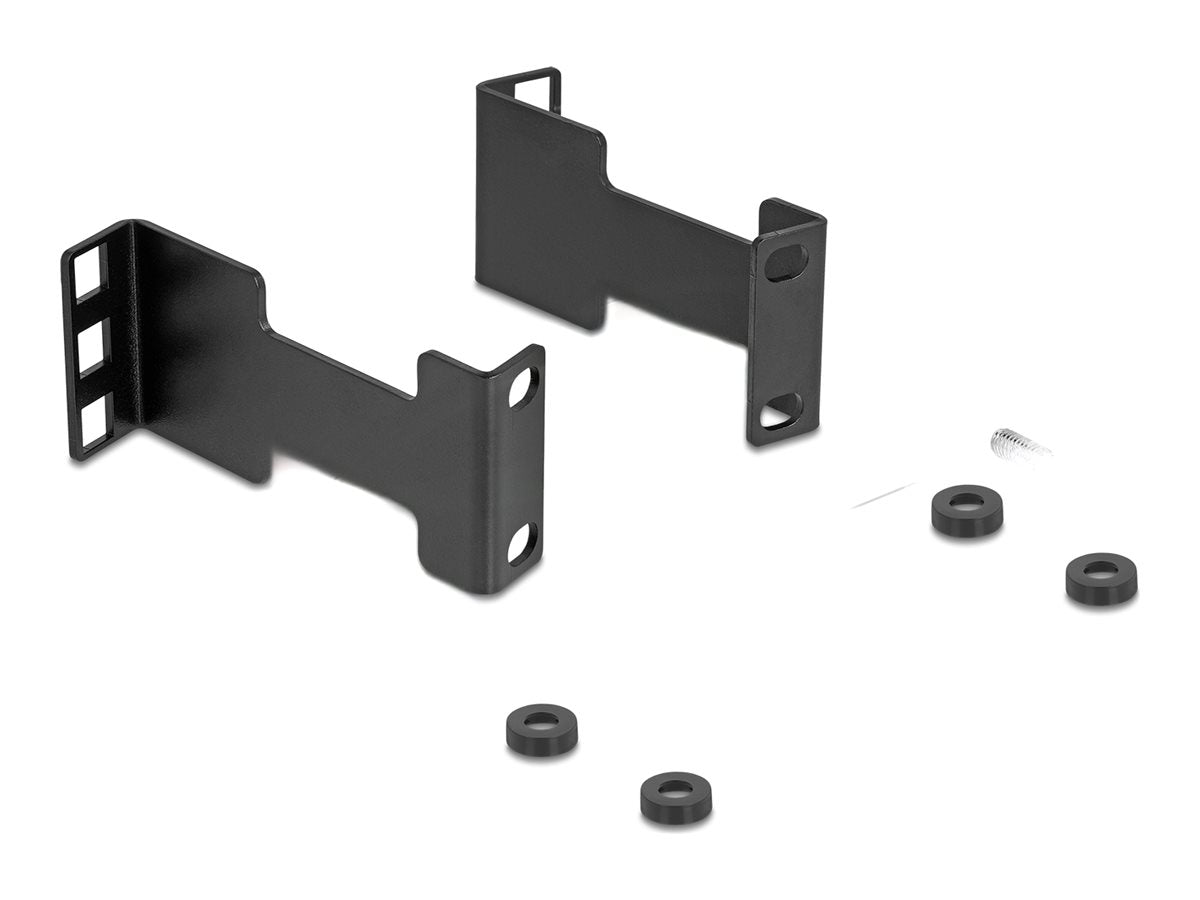 DELOCK Server Rack Tiefenerweiterung Adapter Montagekit - Vorderansicht
