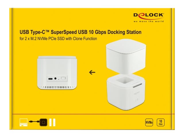 DELOCK M.2 Dockingstation Detailansicht