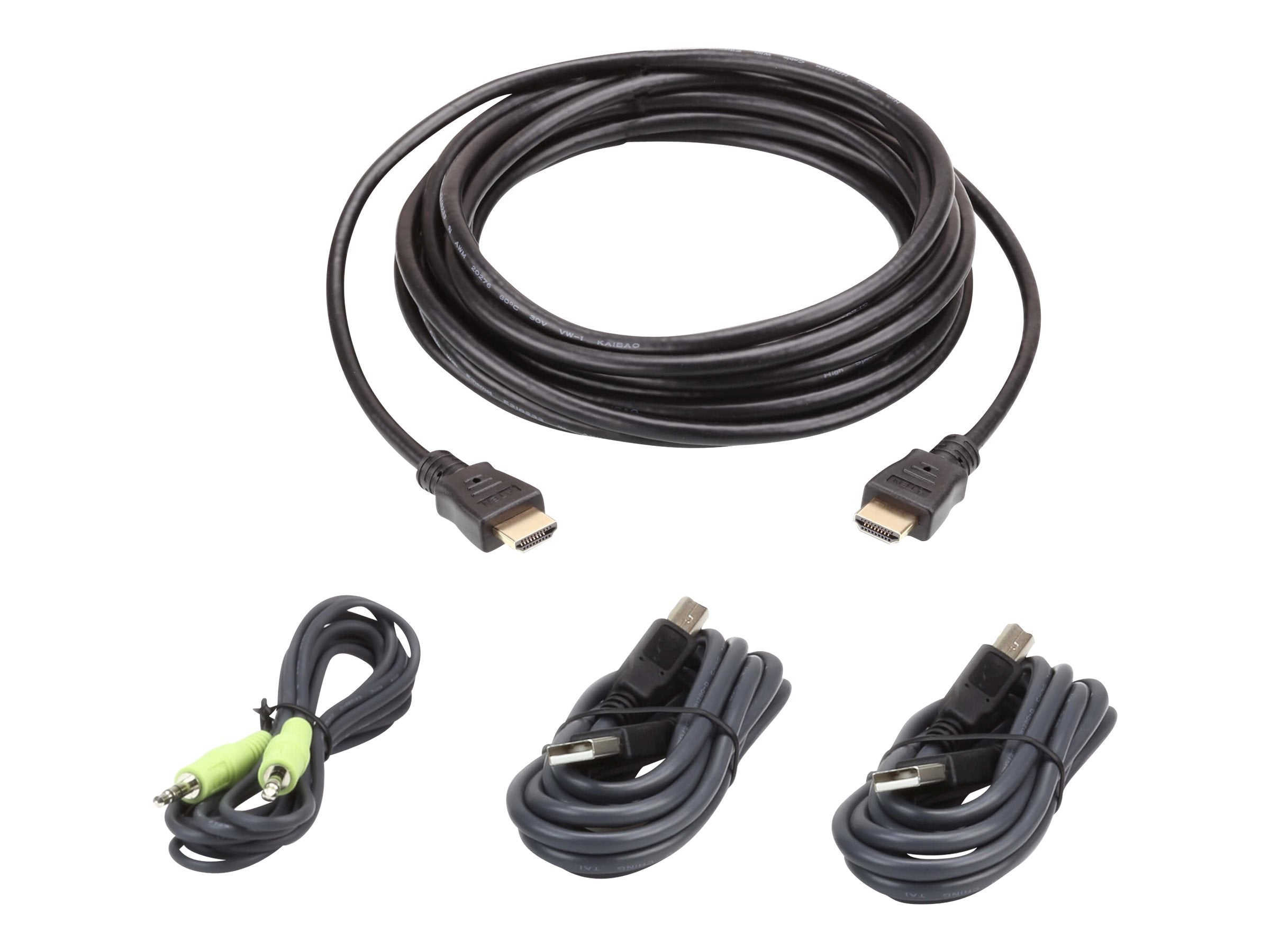 ATEN 2L-7D03UHX4 USB HDMI Secure KVM Kabel Set - Vorderansicht