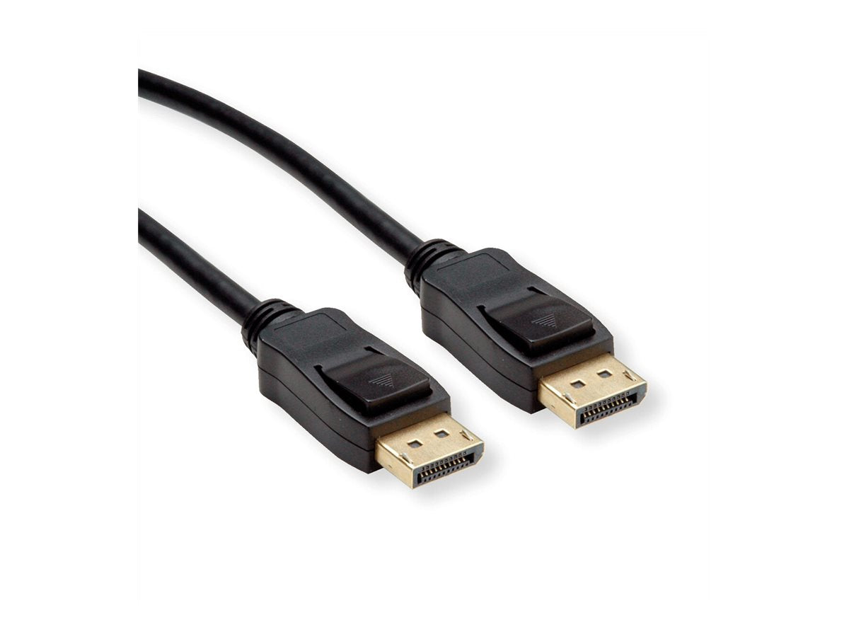 VALUE DisplayPort Kabel v1.4 DP ST - ST schwarz 1,5m Anschlussansicht